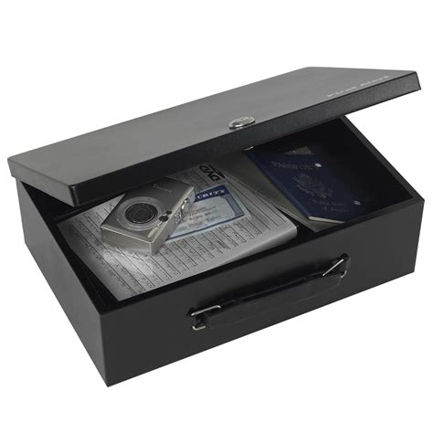 locking storage box metal|small metal lockable storage boxes.